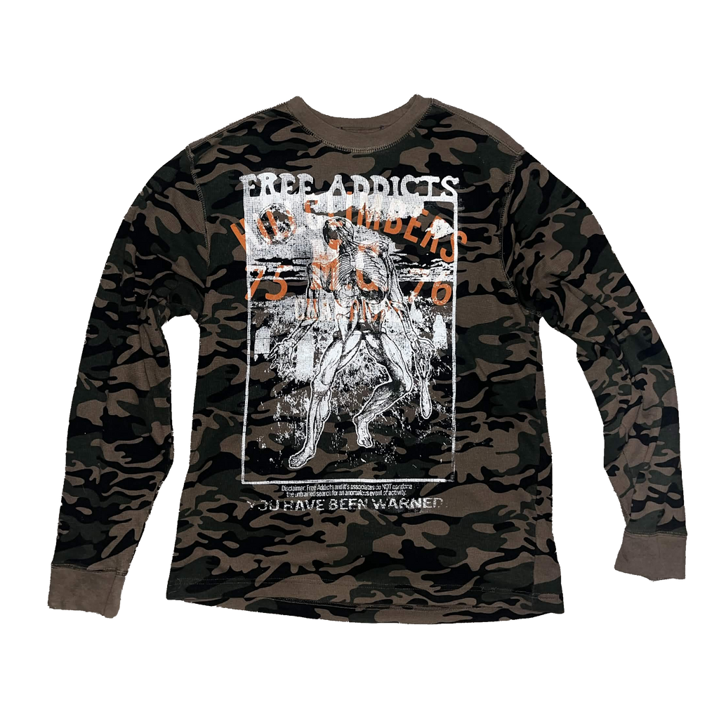 "Visions" Waffle-Knit Longsleeve Thermal