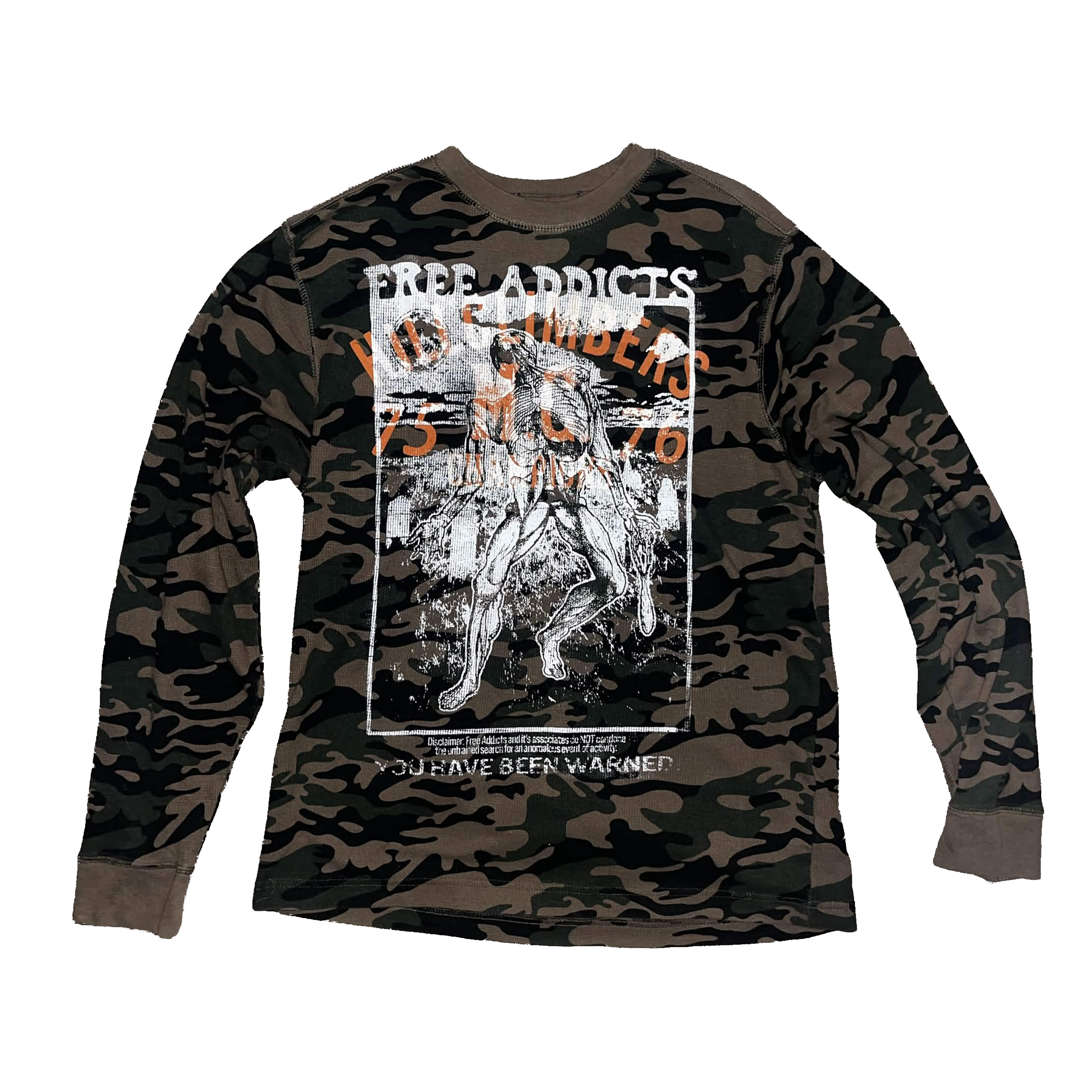 "Visions" Waffle-Knit Longsleeve Thermal