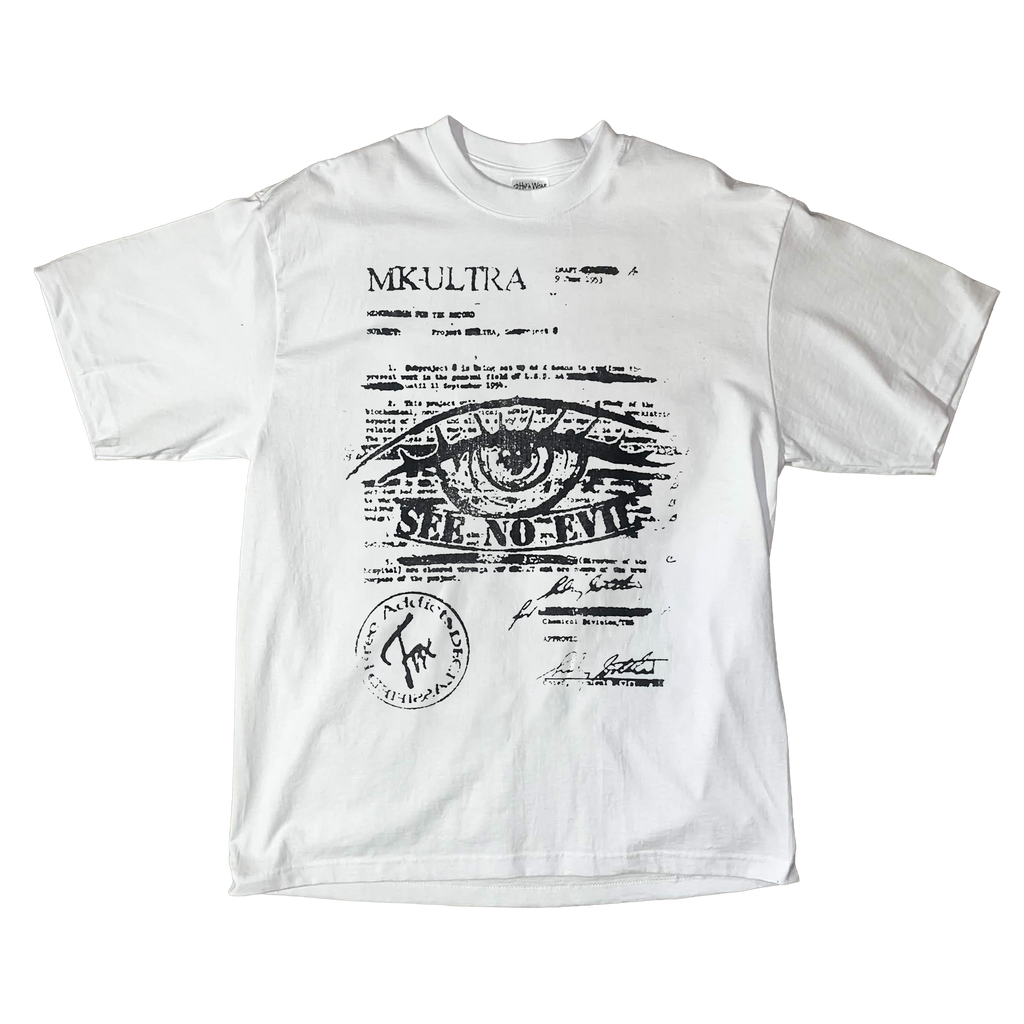 "See No Evil" Tee White