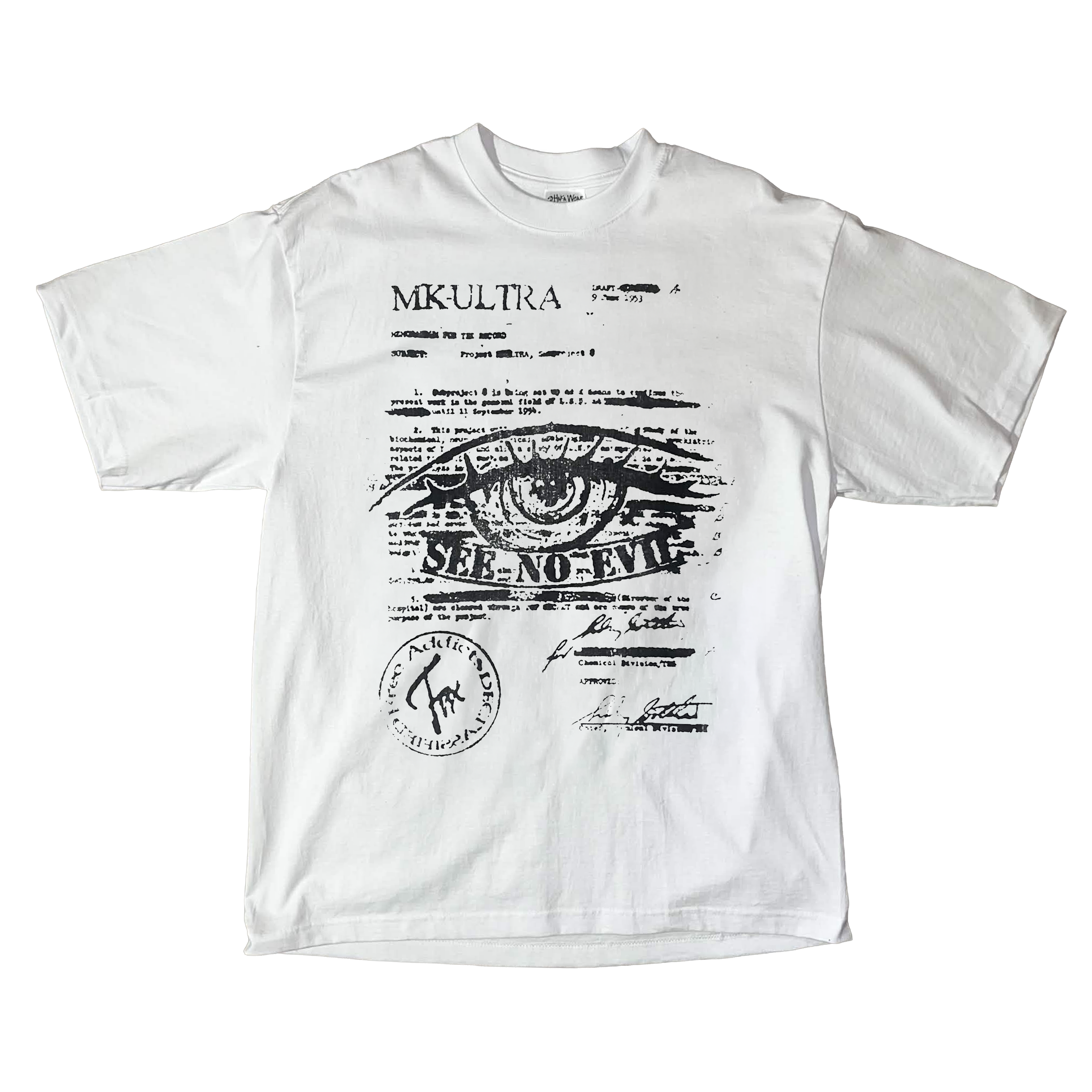 "See No Evil" Tee White