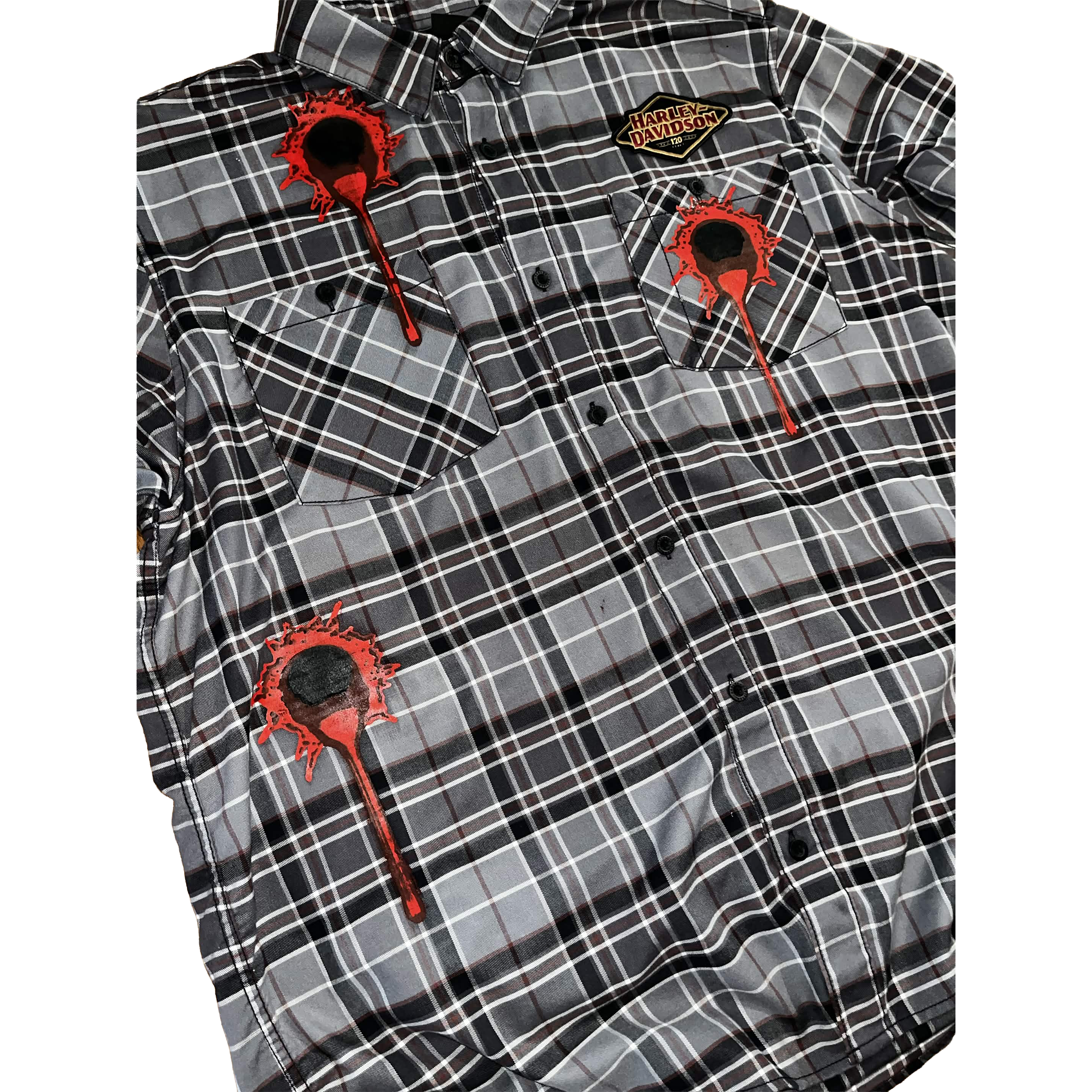 "Holes" HD120 Flannel