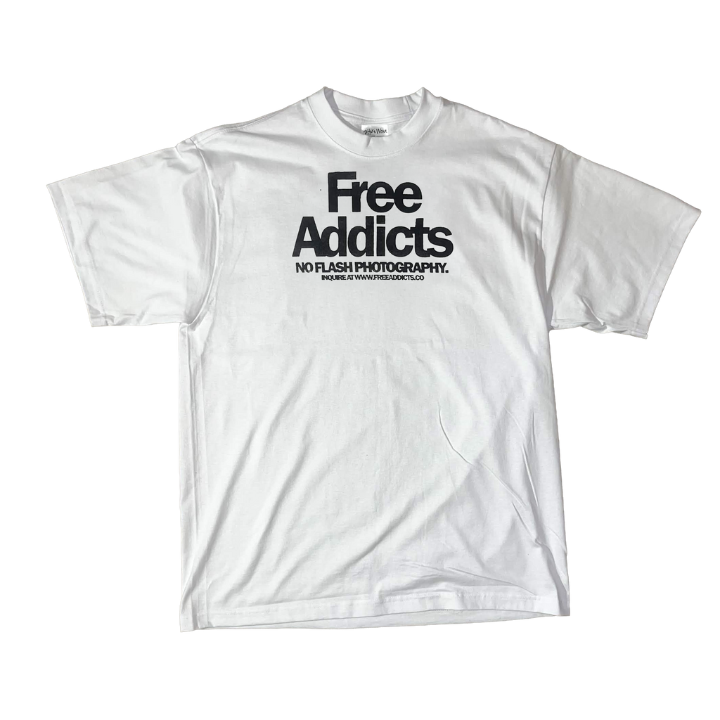 "No Flash Photo" Tee White