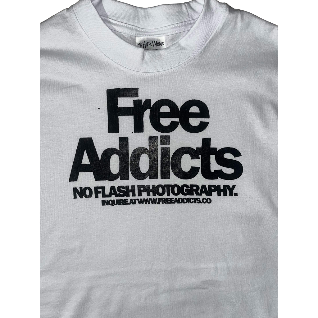 "No Flash Photo" Tee White