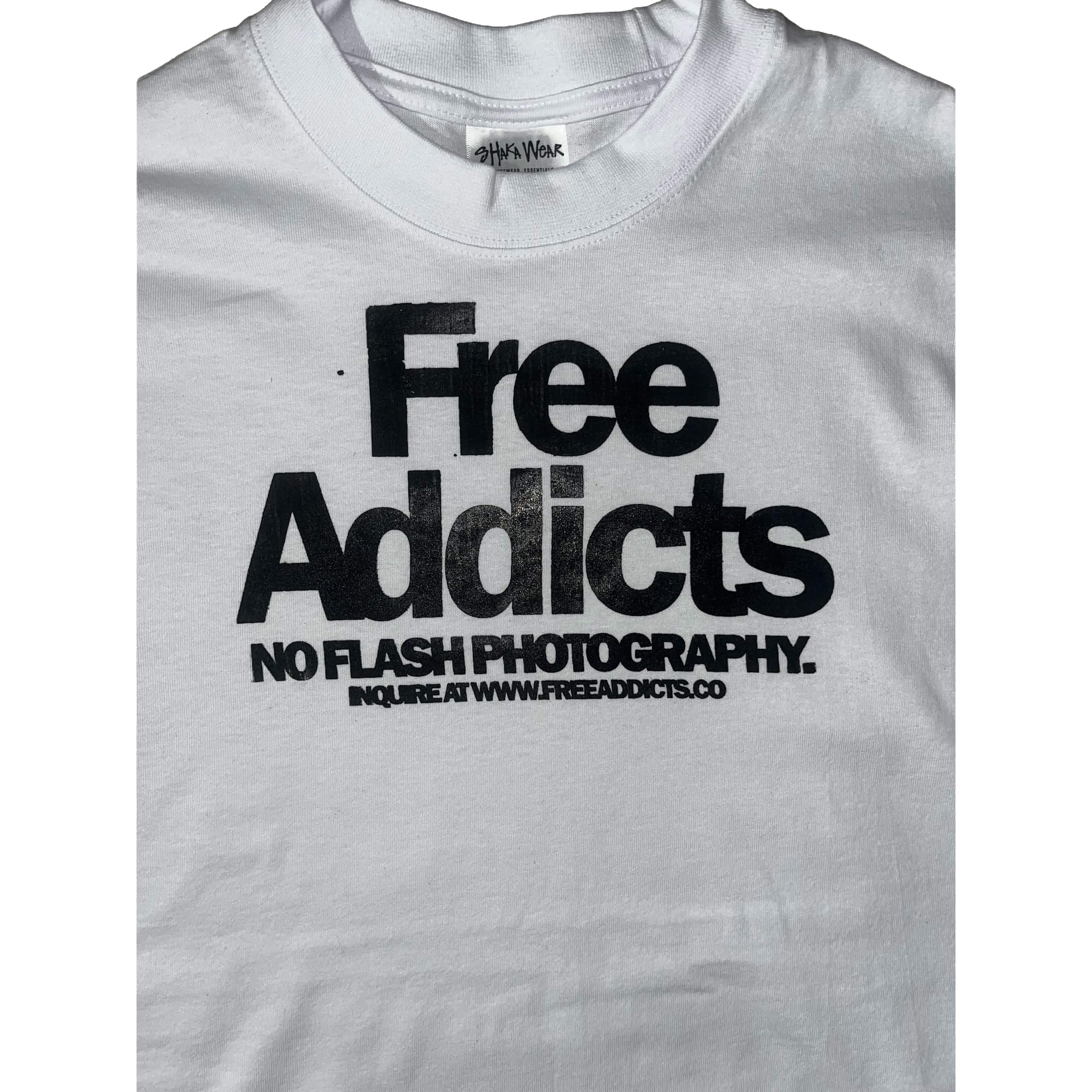 "No Flash Photo" Tee White